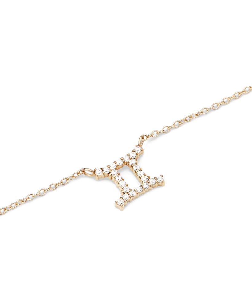 Daniel Wellington Crystal Zodiac Chain Gold Gemini necklace