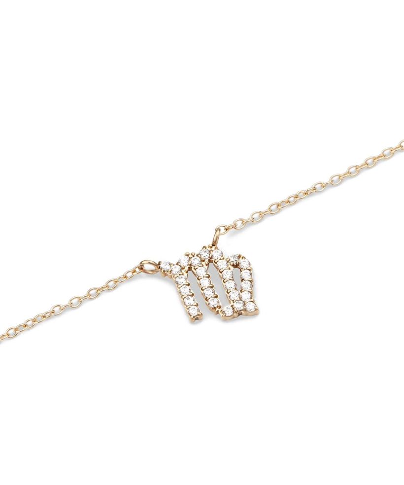 Daniel Wellington Crystal Zodiac Chain Gold Virgo necklace