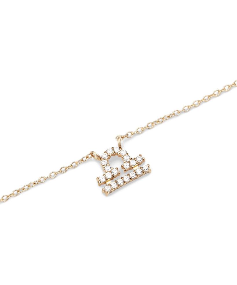 Daniel Wellington Crystal Zodiac Chain Gold Libra necklace