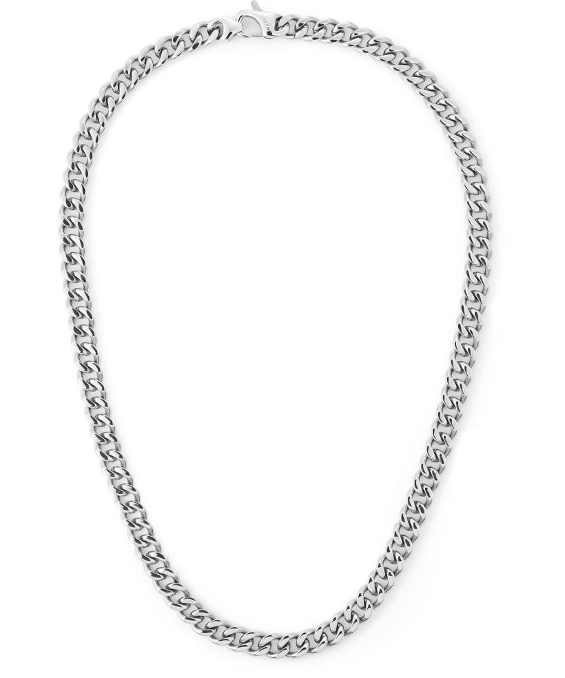 Daniel Wellington Ellipse Cuban Chain Silver necklace