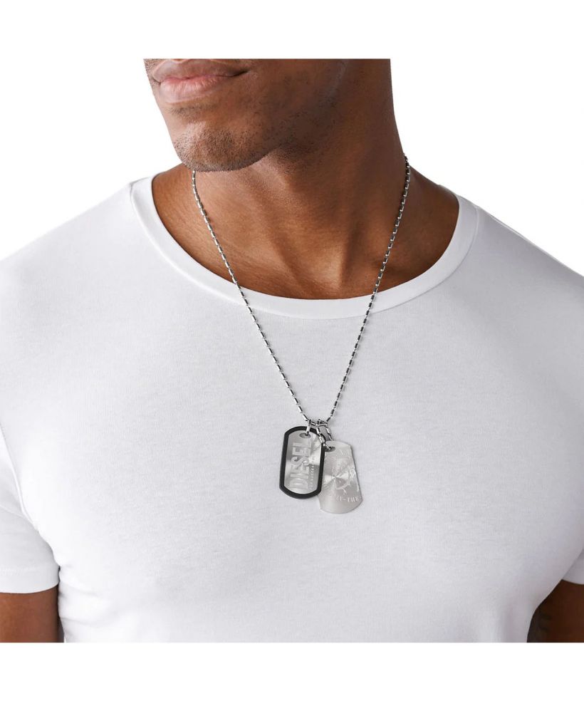 Diesel Double Dogtags Necklace