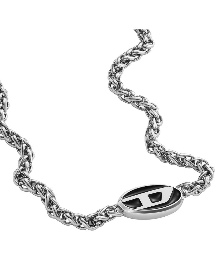 Diesel Steel Font necklace