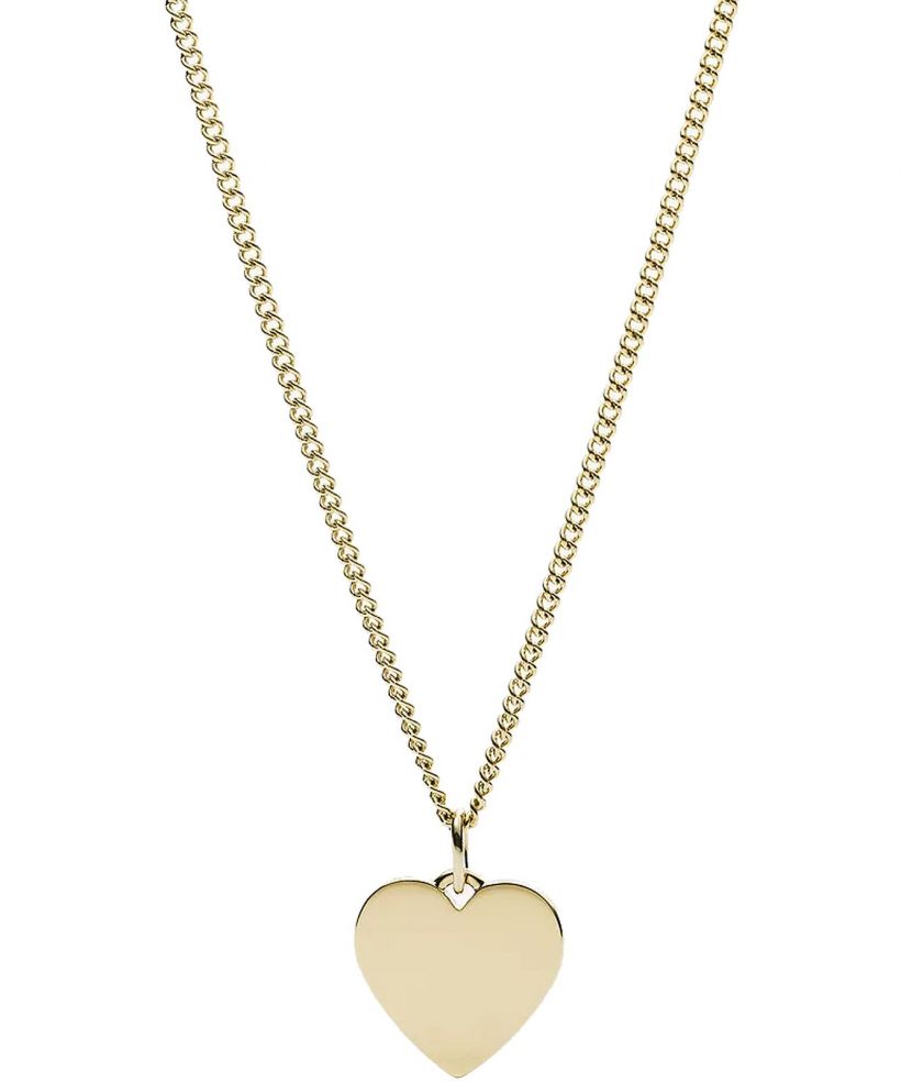 Fossil Drew Heart Gold-tone necklace