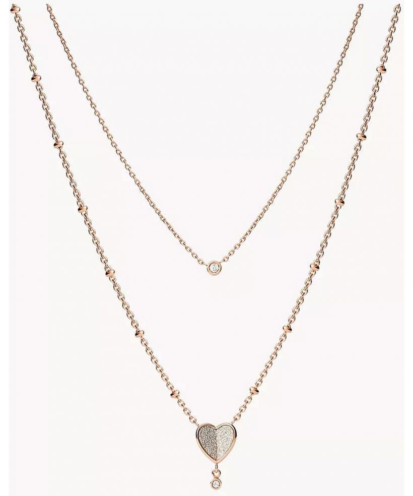 Fossil Flutter Hearts necklace