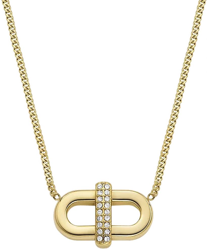 Fossil Heritage D-Link Glitz necklace