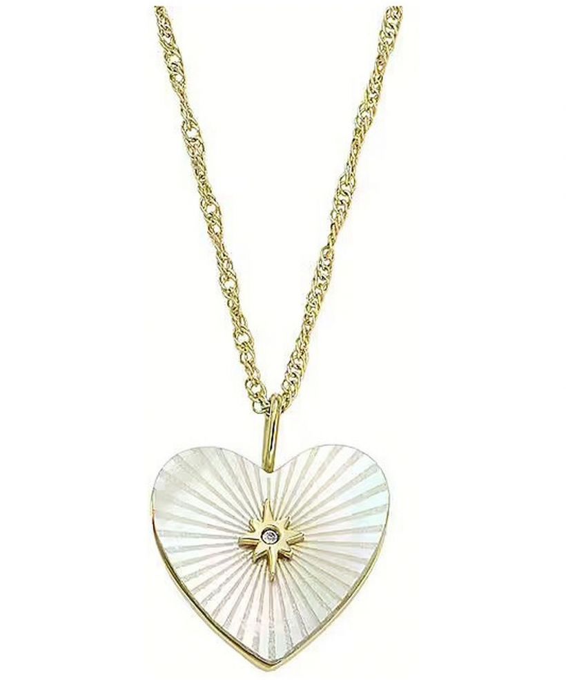 Fossil Radiant Love necklace