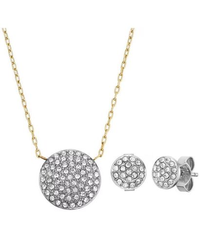 Fossil Glitz Disc SET necklace