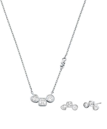 Michael Kors Premium Silver SET necklace