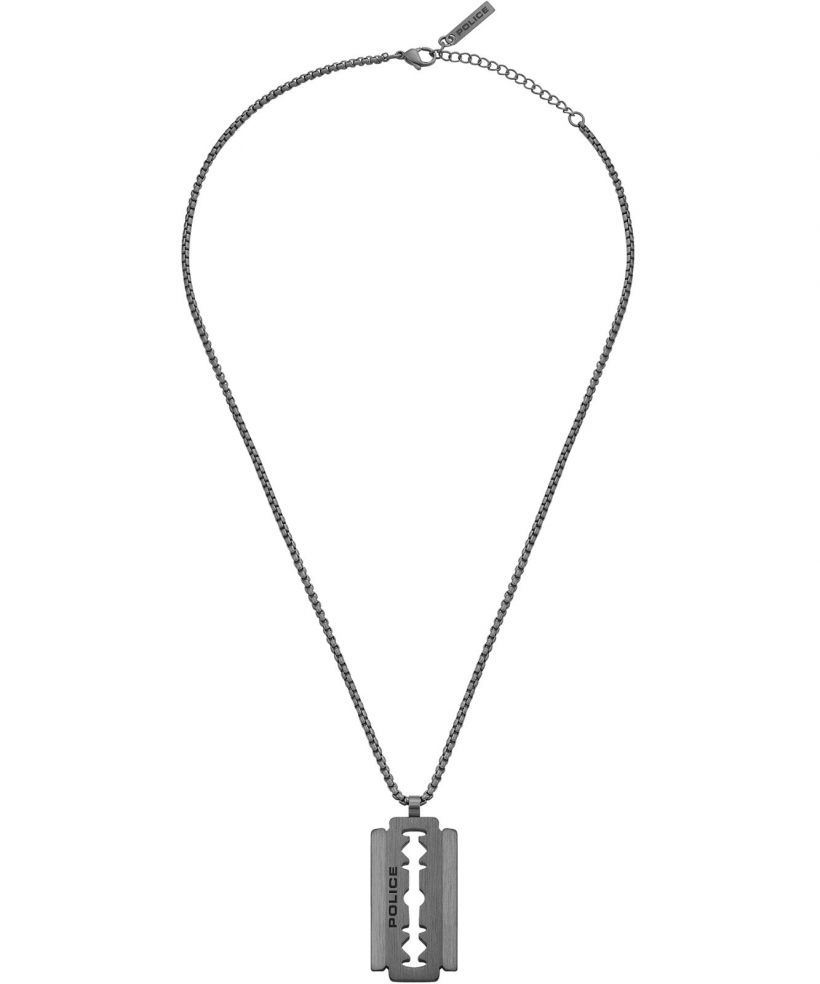 Police Razorblade necklace