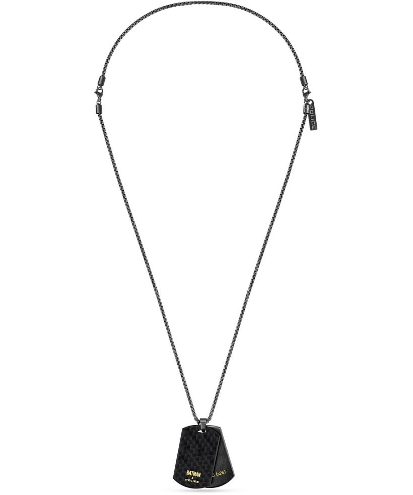 Police Bat-Shield necklace