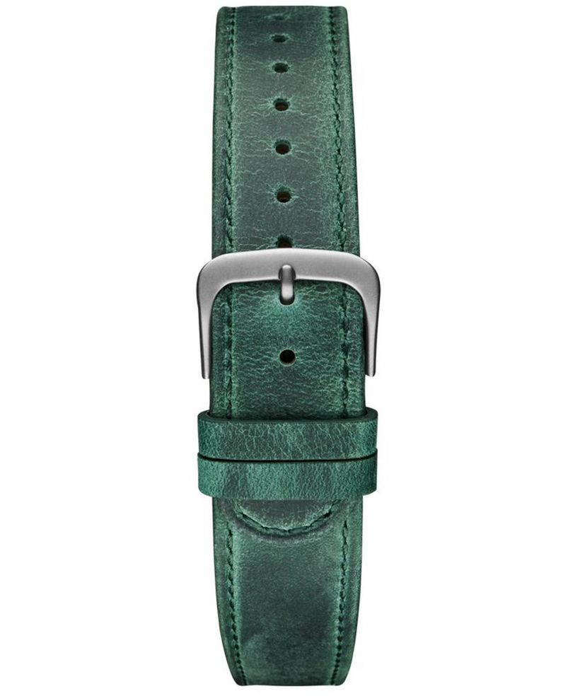Meller Green Grey Leather 20 mm Strap