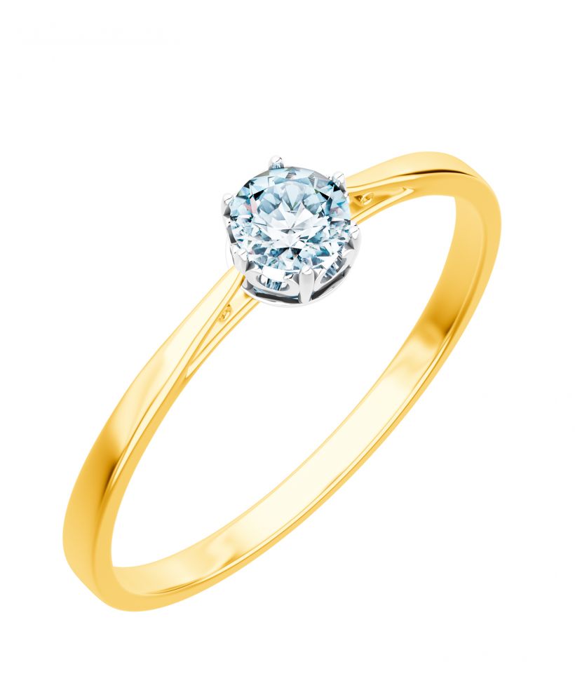 Bonore - Gold 585 - Diamond 0,4 ct ring