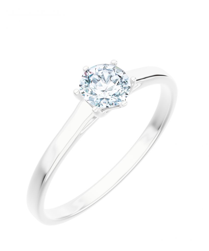 Bonore - White Gold 585 - Diamond 0,7 ct ring