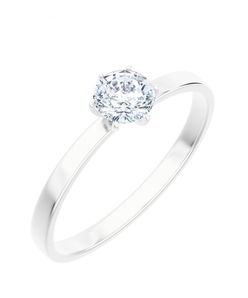 Bonore - White Gold 585 - Diamond 0,7 ct ring