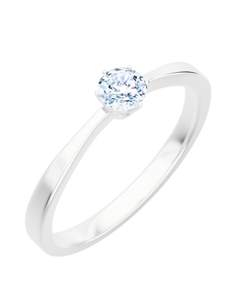 Bonore - White Gold 585 - Diamond 0,5 ct ring
