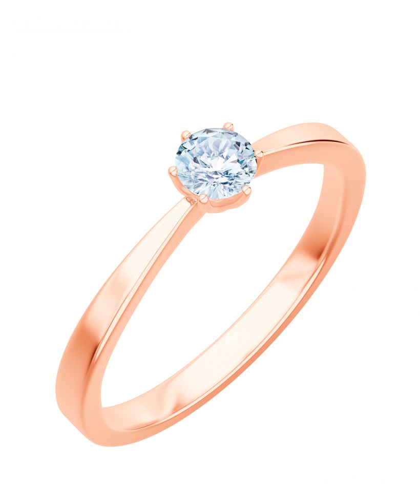 Bonore - Rose Gold 585 - Diamond 0,5 ct ring
