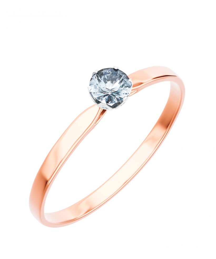 Bonore - Rose Gold 585 - Diamond 0,4 ct ring