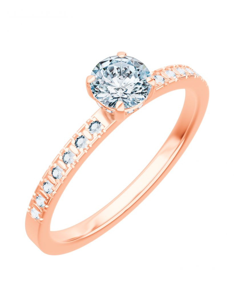 Bonore - Rose Gold 585 - Diamond 0,7 ct ring