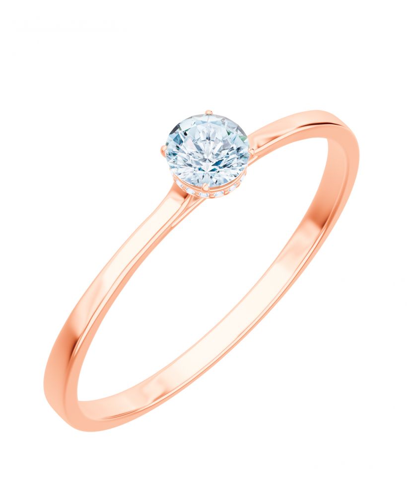 Bonore - Rose Gold 585 - Diamond 0,5 ct ring