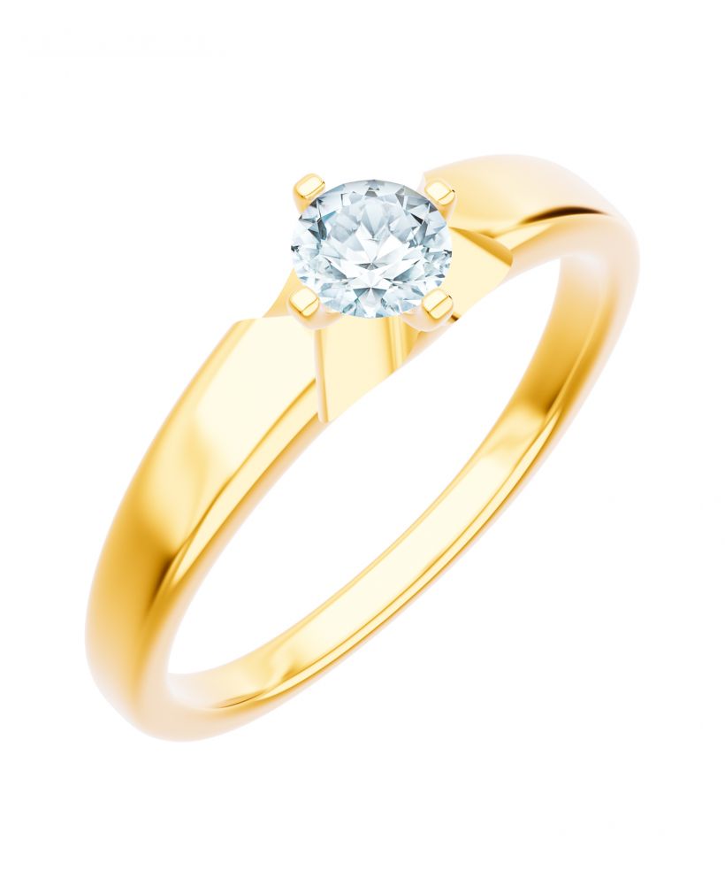 Bonore - Gold 585 - Diamond 0,4 ct ring