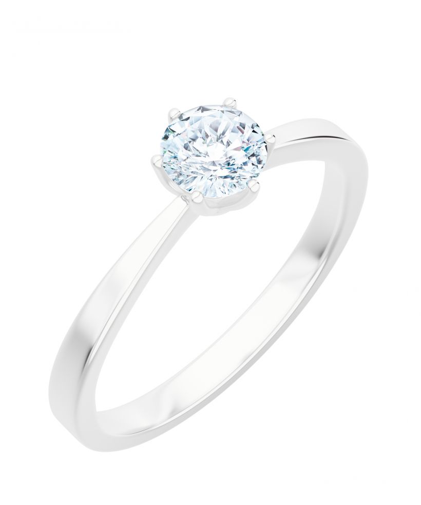 Bonore - White Gold 585 - Diamond 0,7 ct ring