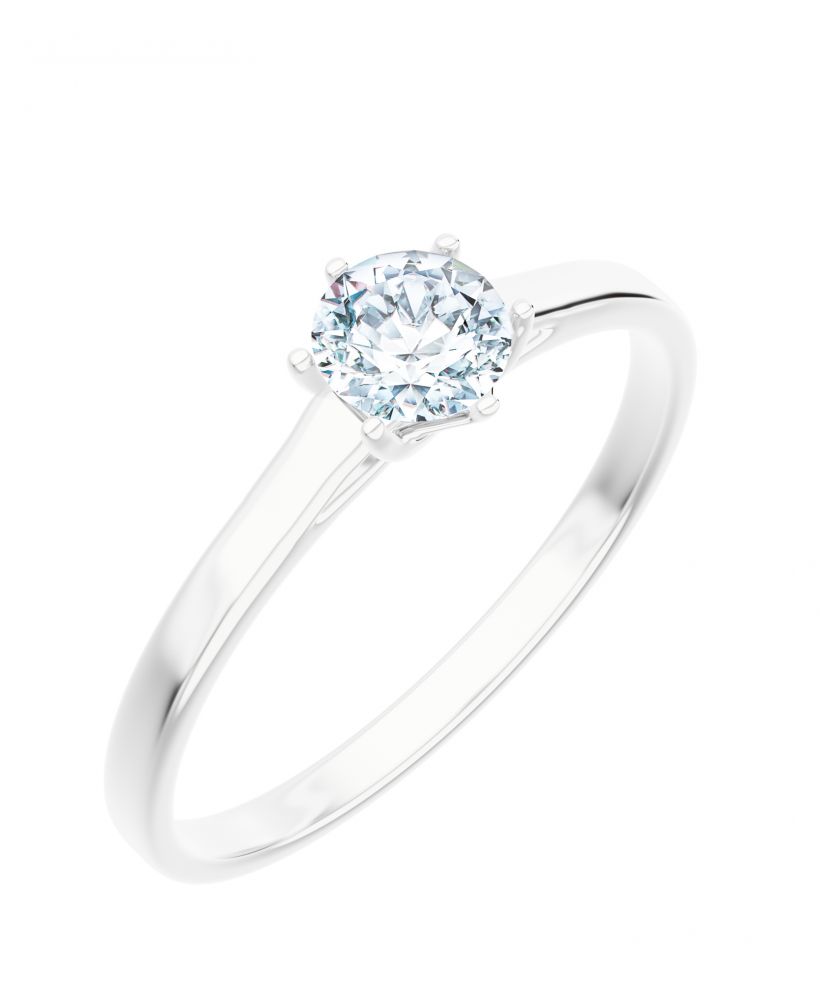 Bonore - White Gold 585 - Diamond 1 ct ring