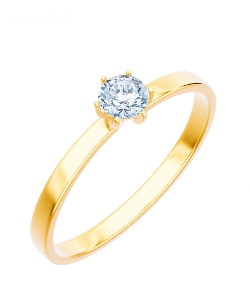 Bonore - Gold 585 - Diamond 0,4 ct ring