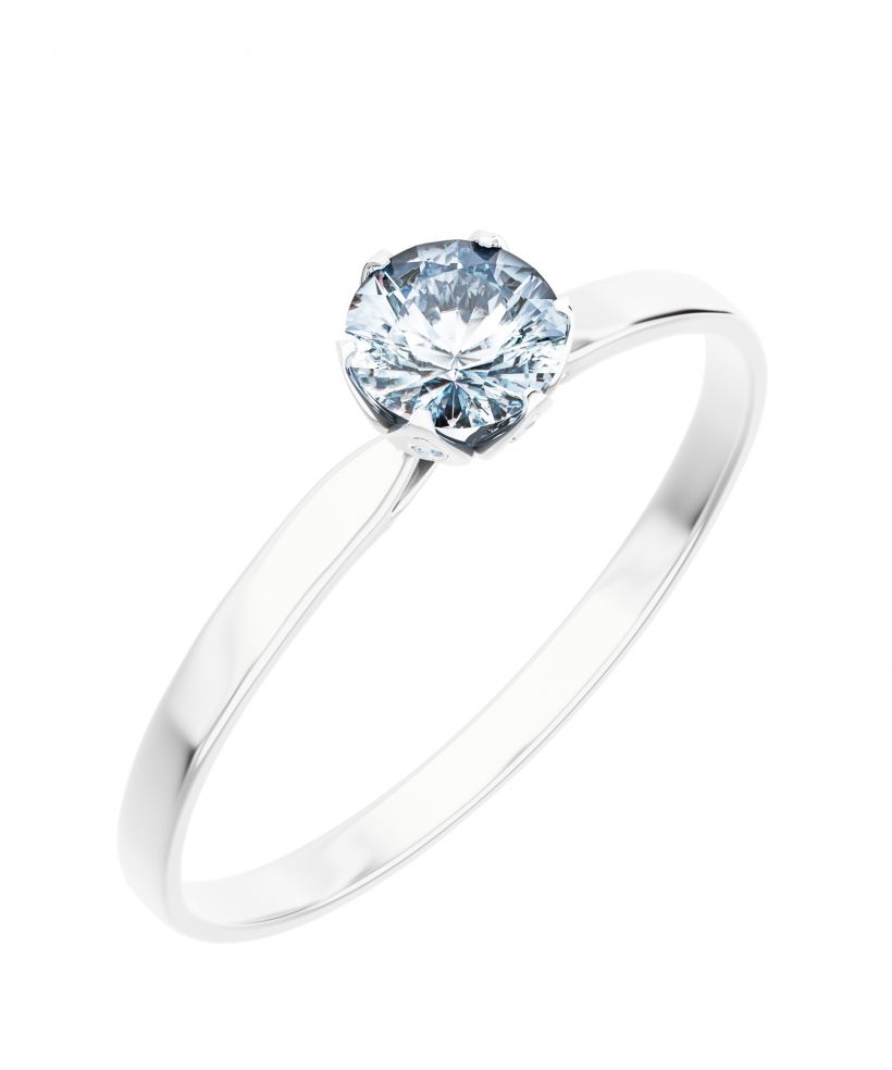 Bonore - White Gold 585 - Diamond 1 ct ring