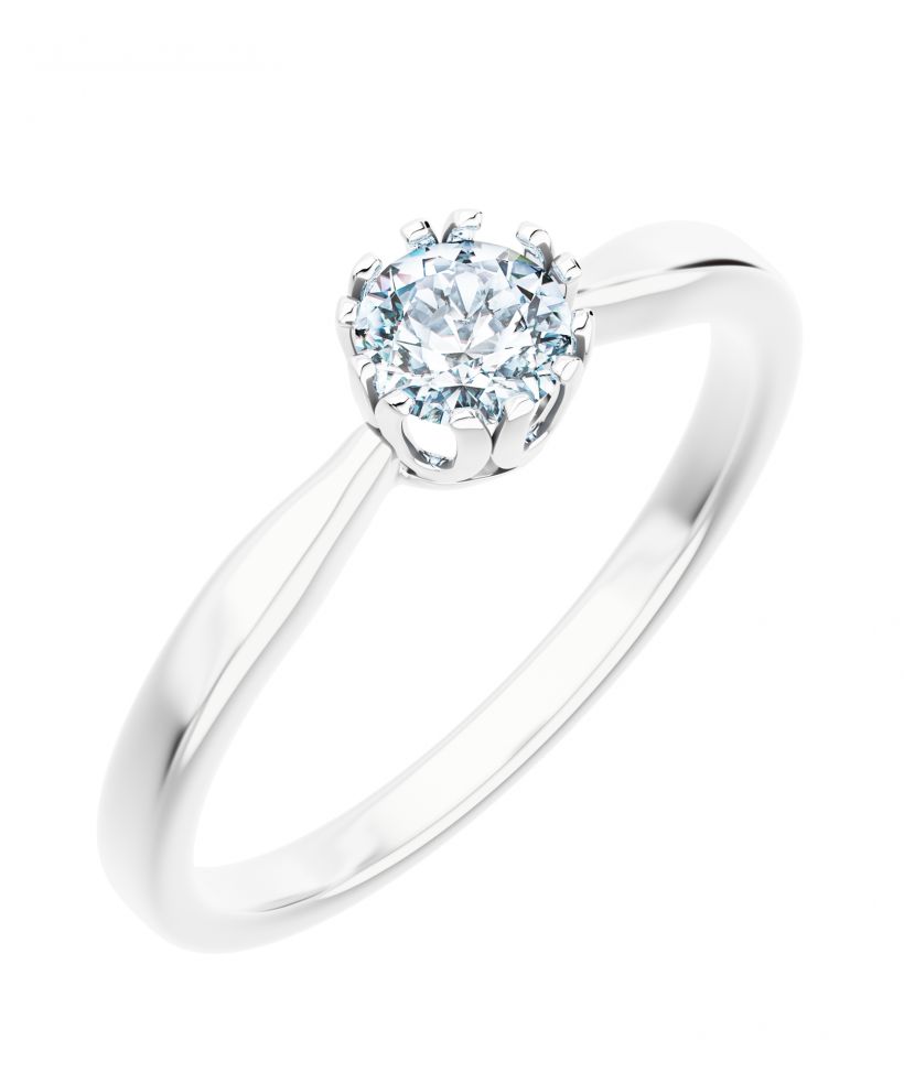 Bonore - White Gold 585 - Diamond 1 ct ring