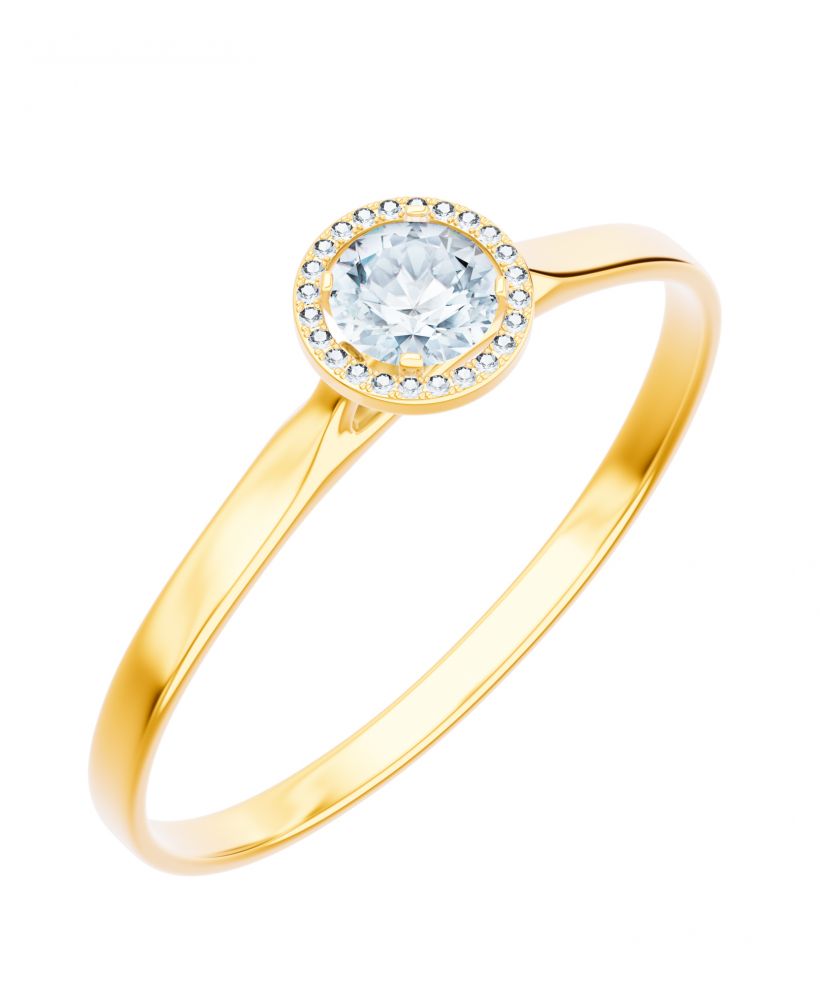 Bonore - Gold 585 - Diamond 0,4 ct ring