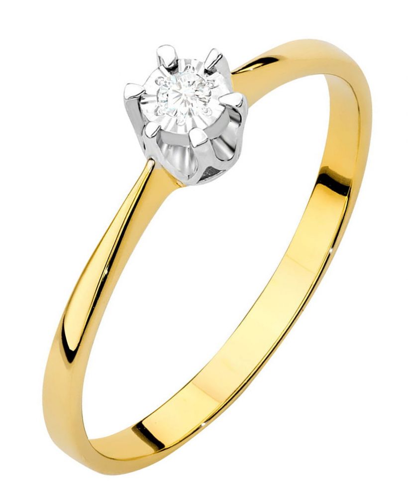 Bonore - Gold 585 - Diamond 0,03 ct ring