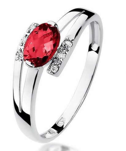 Bonore - White Gold 585 - Ruby 0,6 ct ring