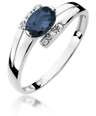 Bonore - White Gold 585 - Sapphire 0,7 ct ring