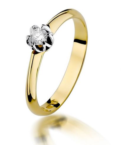 Bonore - Gold 585 - Diamond 0,1 ct ring