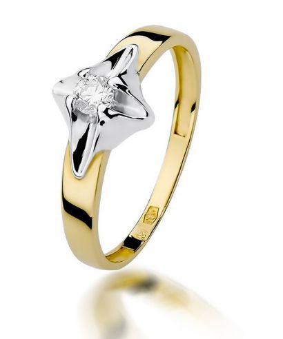 Bonore - Gold 585 - Diamond 0,12 ct ring
