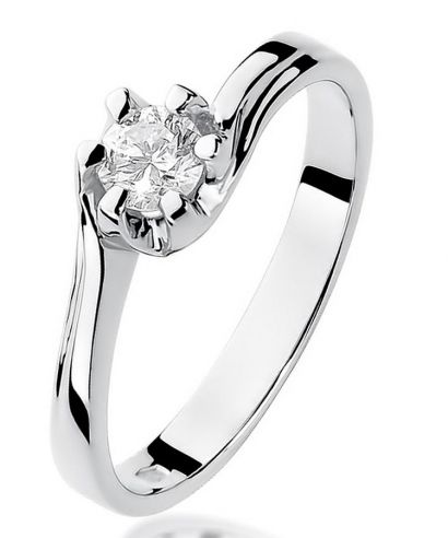 Bonore - White Gold 585 - Diamond 0,3 ct ring