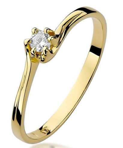 Bonore - Gold 585 - Diamond 0,1 ct ring