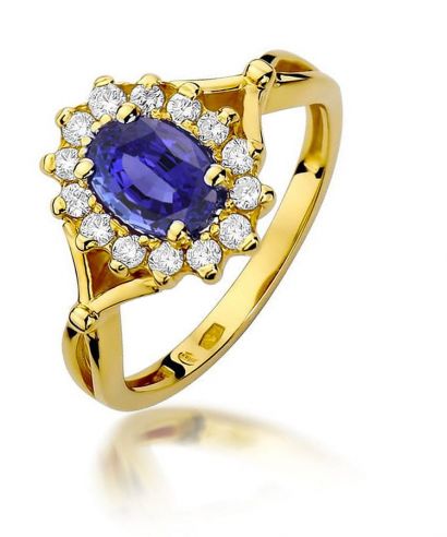 Bonore - Gold 585 - Tanzanite 0,7 ct ring
