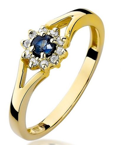 Bonore - Gold 585 - Sapphire 0,1 ct ring