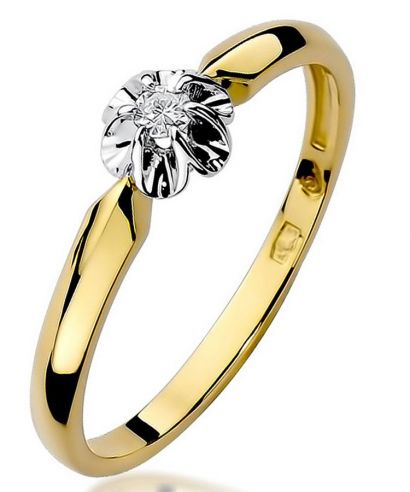 Bonore - Gold 585 - Diamond 0,04 ct ring