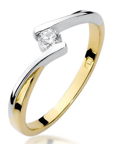 Bonore - Gold 585 - Diamond 0,1 ct ring