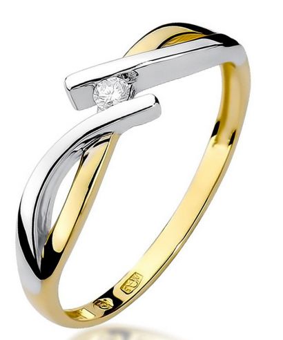 Bonore - Gold 585 - Diamond 0,04 ct ring