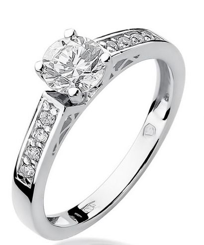 Bonore - White Gold 585 - Diamond 0,3 ct ring