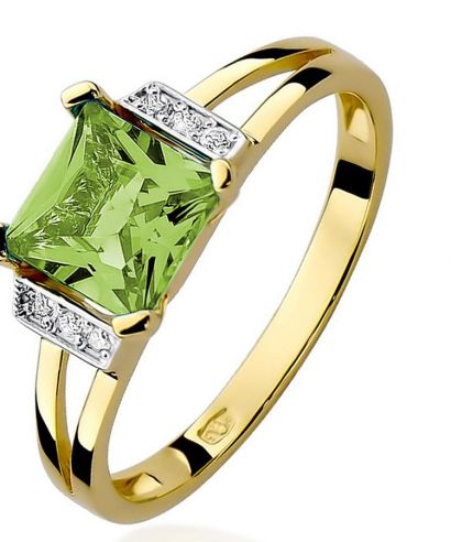 Bonore - Gold 585 - Olivine 1,1 ct ring