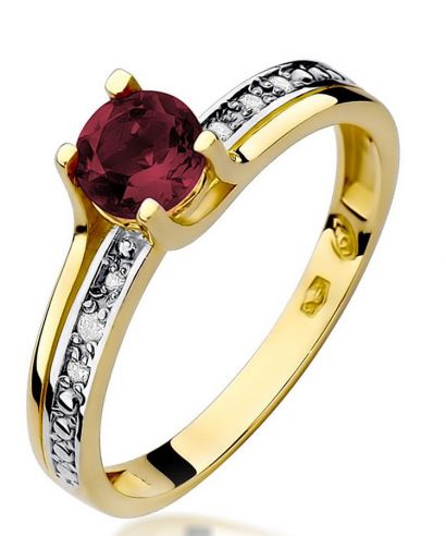 Bonore - Gold 585 - Garnet 0,6 ct ring