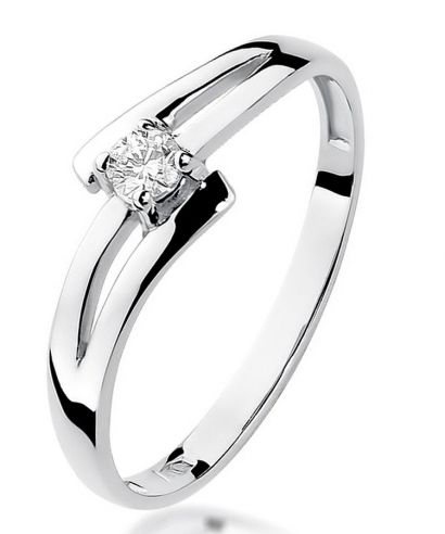 Bonore - White Gold 585 - Diamond 0,08 ct ring