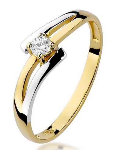 Bonore - Gold 585 - Diamond 0,1 ct ring