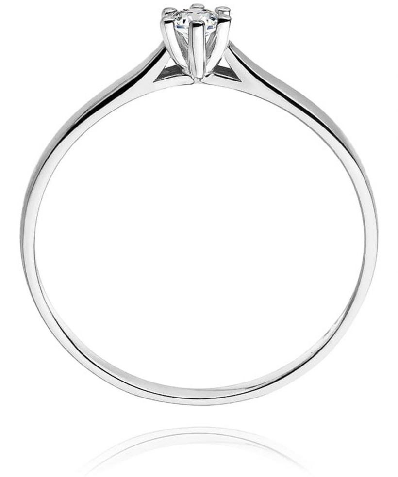Bonore - White Gold 585 - Diamond 0,04 ct ring