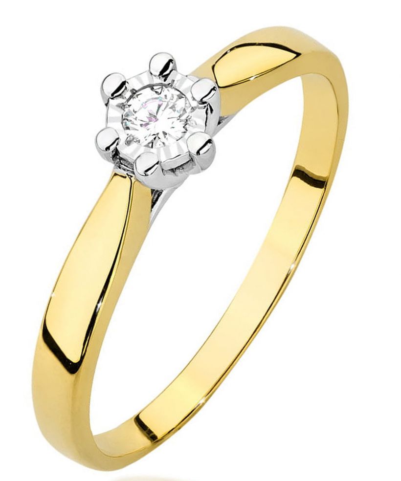Bonore - Gold 585 - Diamond 0,08 ct ring