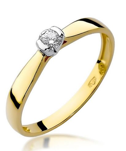 Bonore - Gold 585 - Diamond 0,1 ct ring